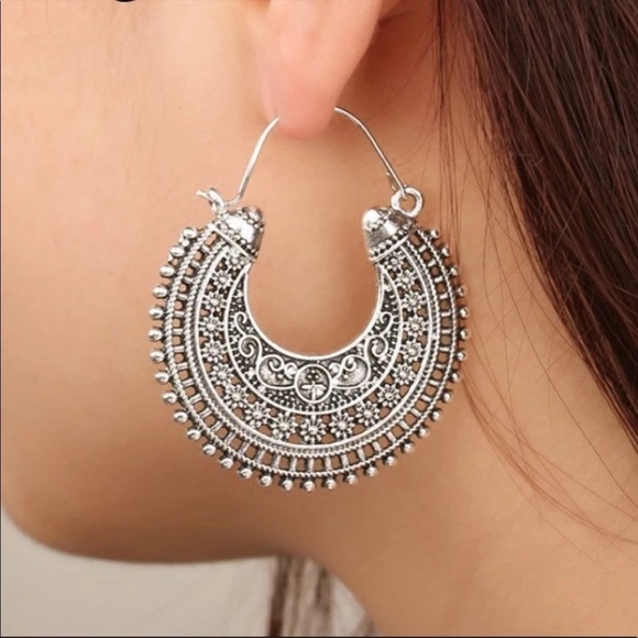 💎new Boho Hoop Earrings - Picture 2 of 7